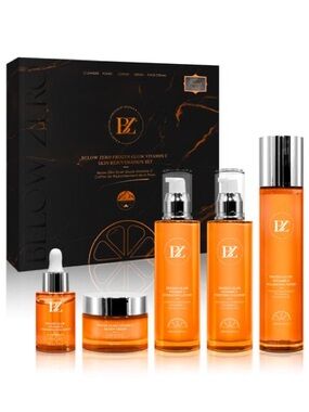 Below Zero Vitamin C Glow Skin Care Set — Orange